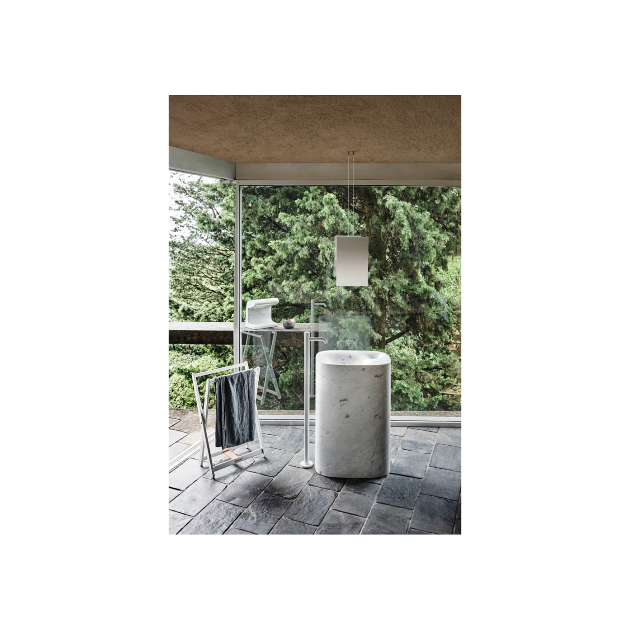 NIVIS AGAPE COLUMN WASHBASIN OUTDOOR