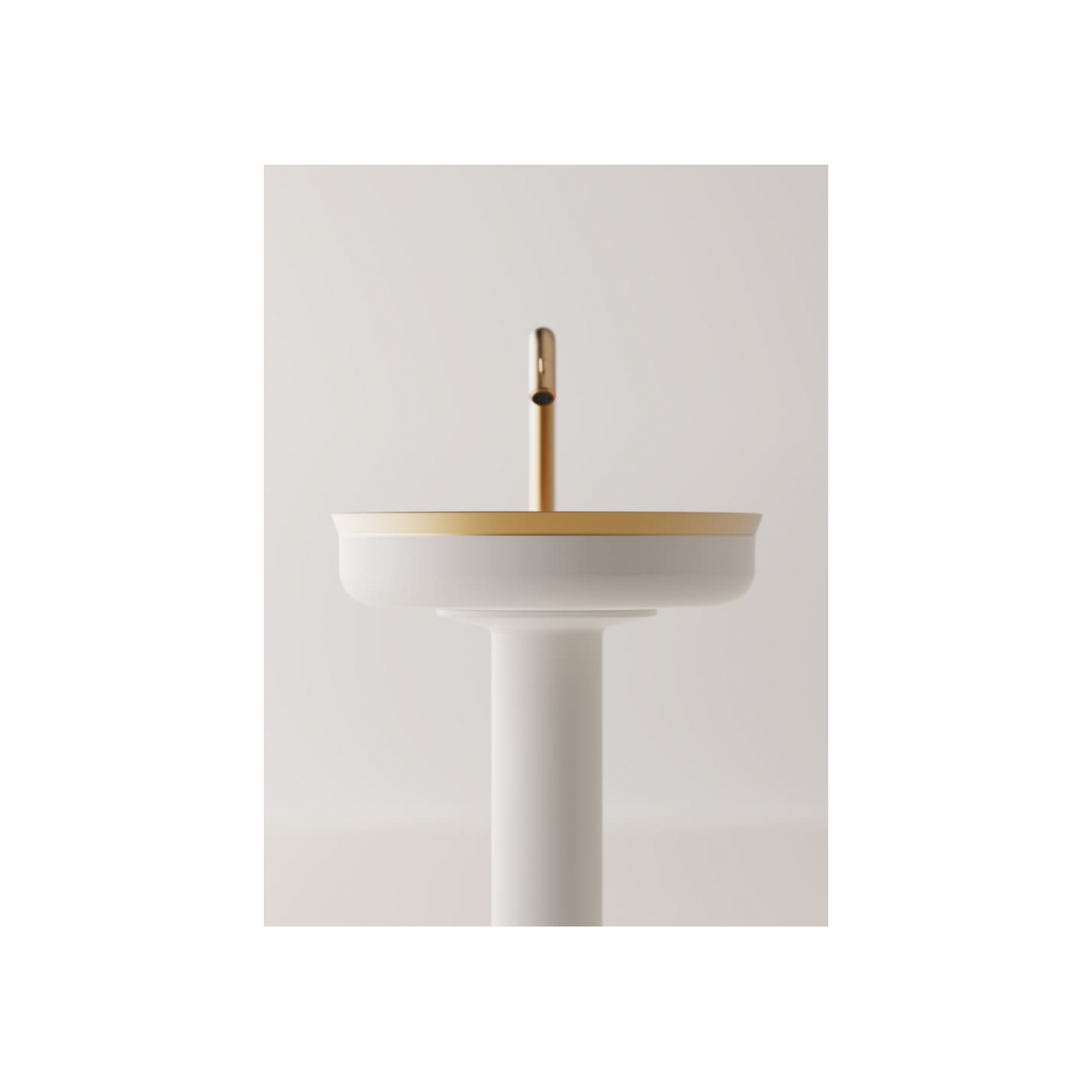 AGAPE UNDICI INOX LAVABO A COLONNA