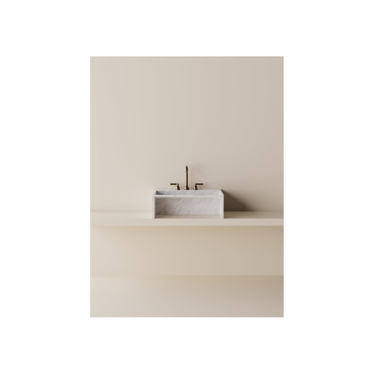 AGAPE FACE A FACE LAVABO À POSER