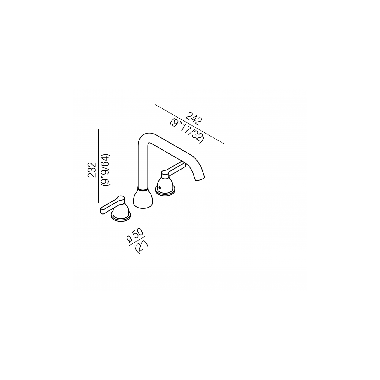 AGAPE MEMORY MIX RUBINETTO A TRE FORI