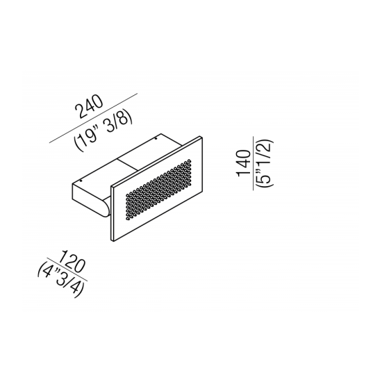 AGAPE SEN SOFFIONE ORIENTABILE