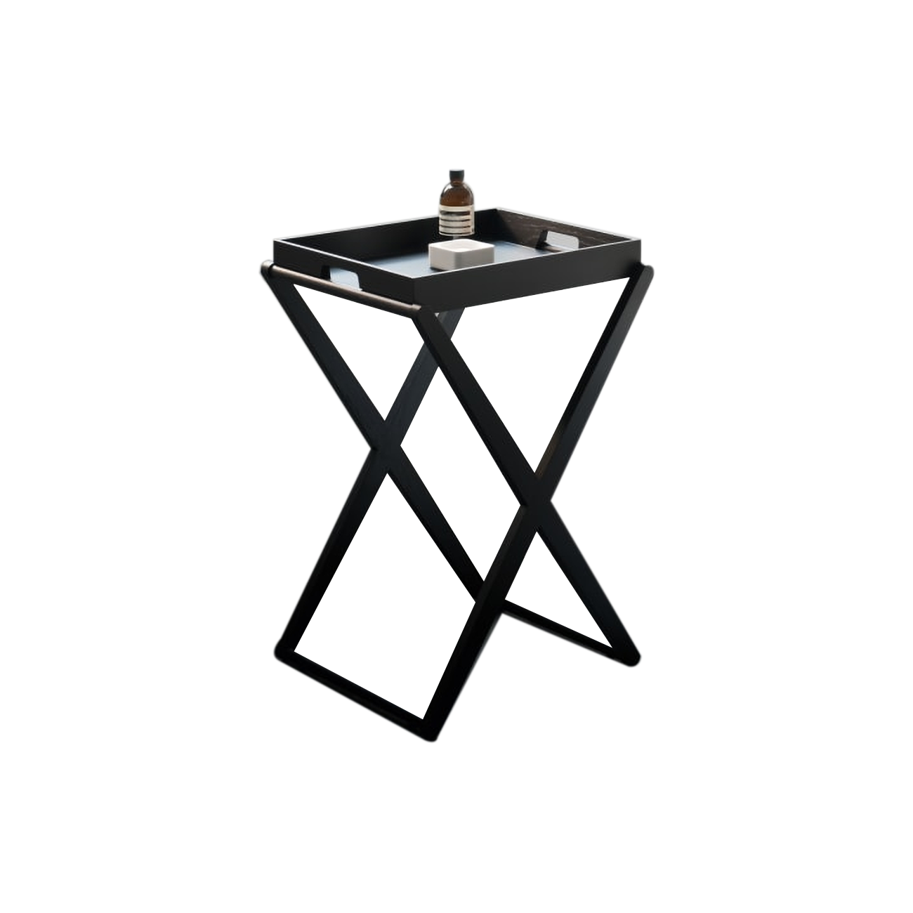 AGAPE X SIDE TABLE WITH TRAY