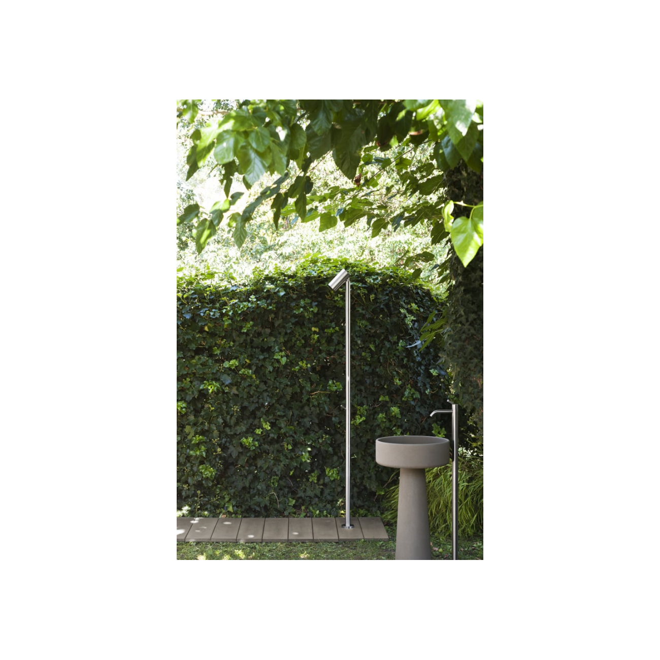 AGAPE SQUARE FLOOR-STANDING SHOWER FAUCETB