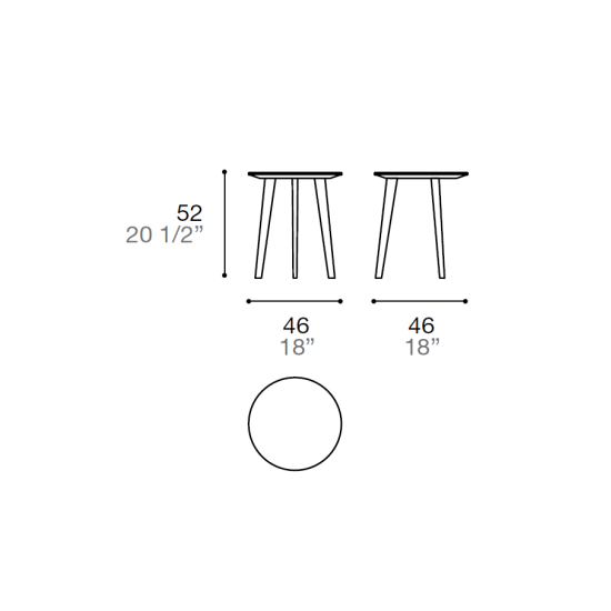 ALF DA FRÈ LIFE TABLE BASSE