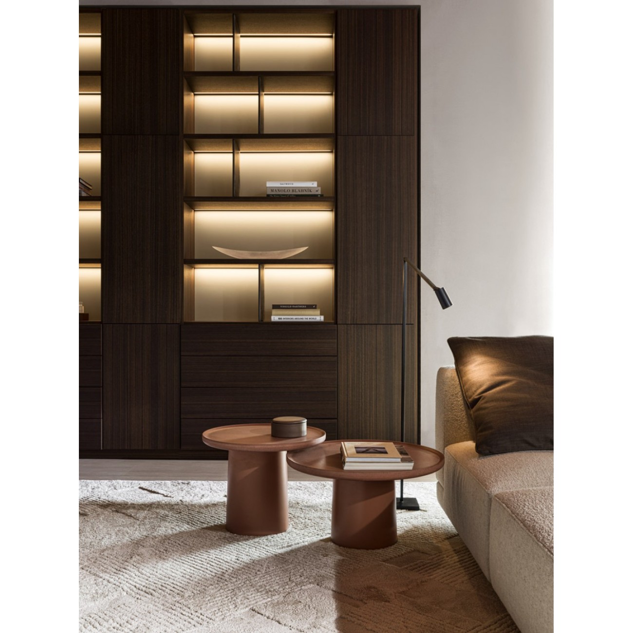 MOLTENI&C 505 UP SYSTEM BIBLIOTHÈQUE