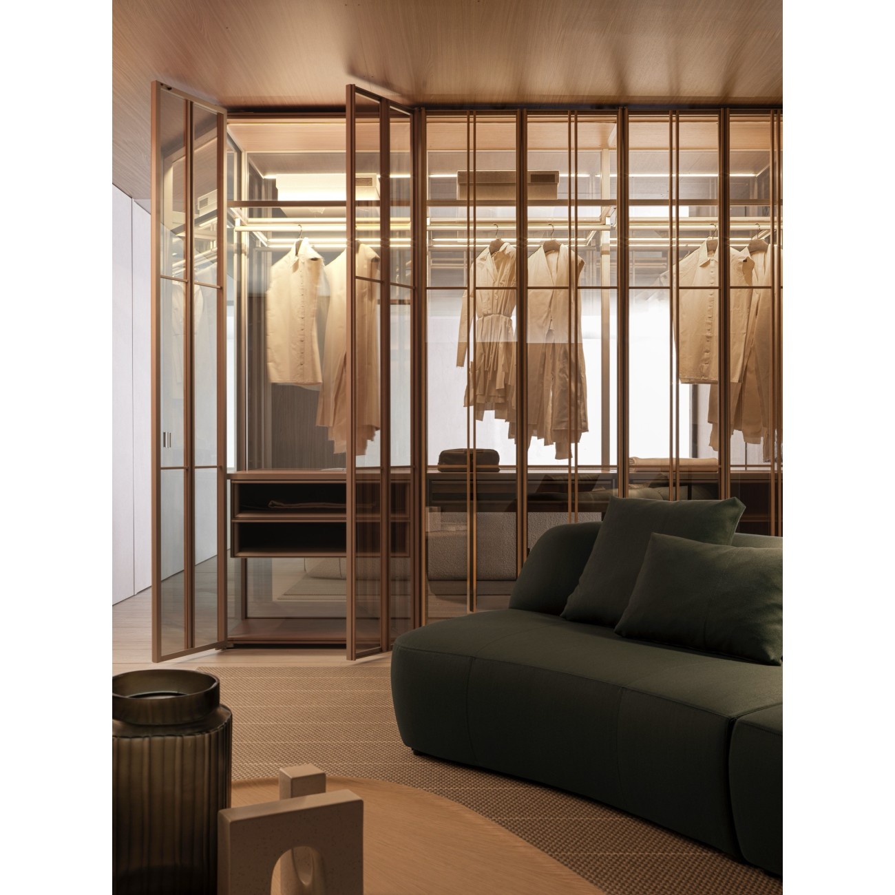 MOLTENI&C GLISS MASTER MERIDIAN DOORS ARMADIO