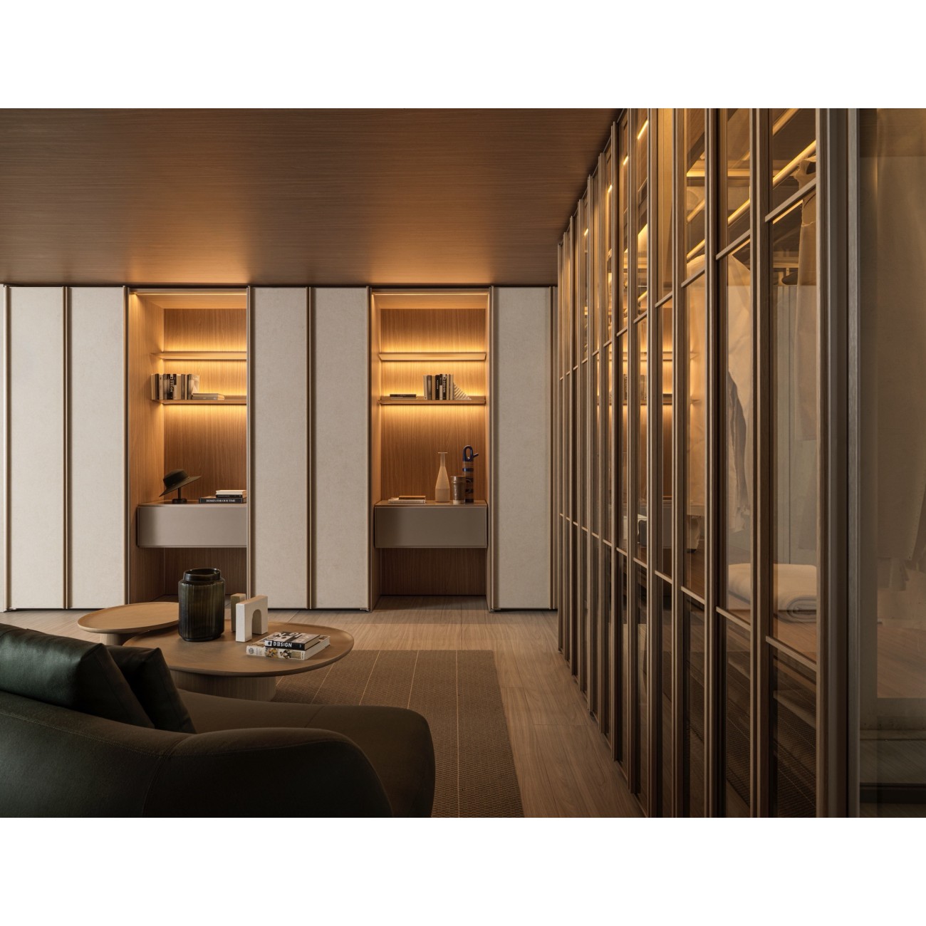 MOLTENI&C GLISS MASTER MERIDIAN DOORS ARMOIRE
