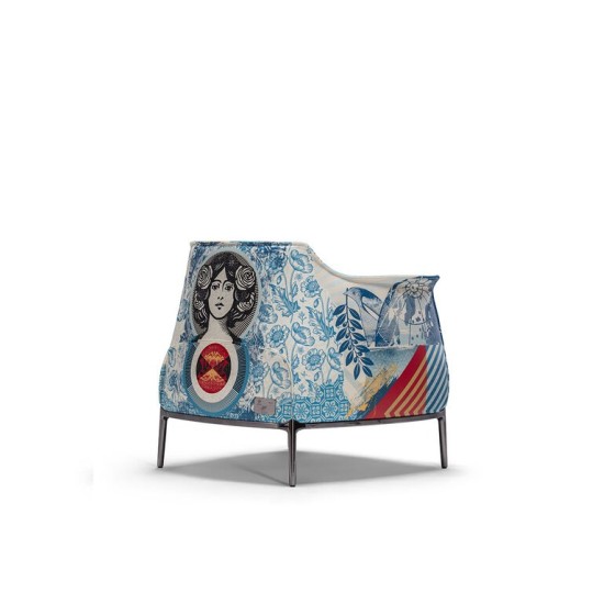 POLTRONA FRAU ARCHIBALD DELICATE BALANCE LIMITED EDITION ARMCHAIR