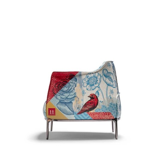 POLTRONA FRAU ARCHIBALD DELICATE BALANCE LIMITED EDITION ARMCHAIR