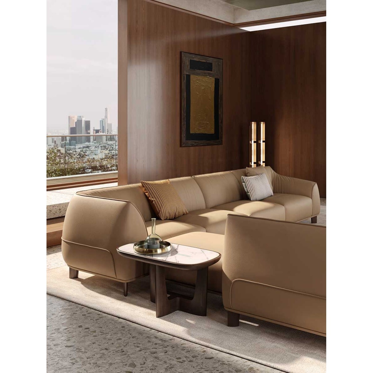 POLTRONA FRAU ARCHIBALD SOFA SYSTEM CANAPÉ