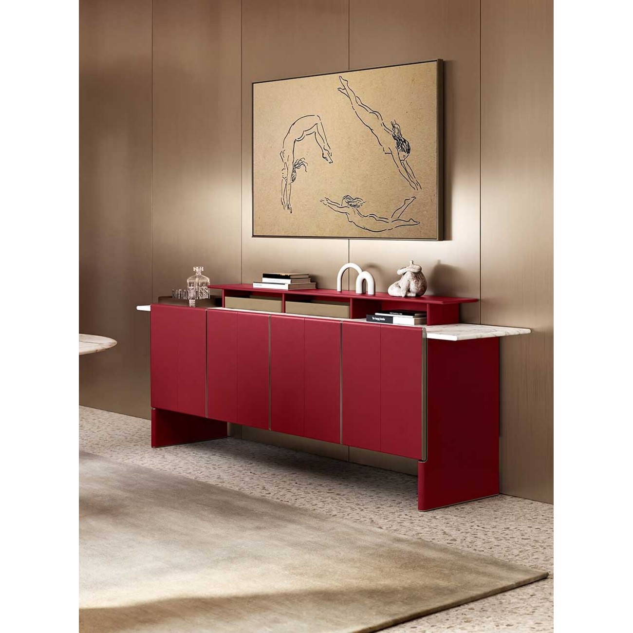 POLTRONA FRAU ZABRISKIE CABINET BASSO