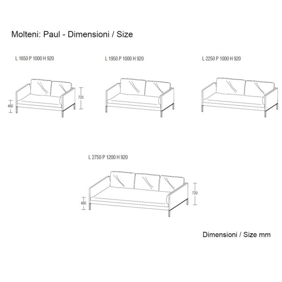 MOLTENI & C. DIVANO PAUL