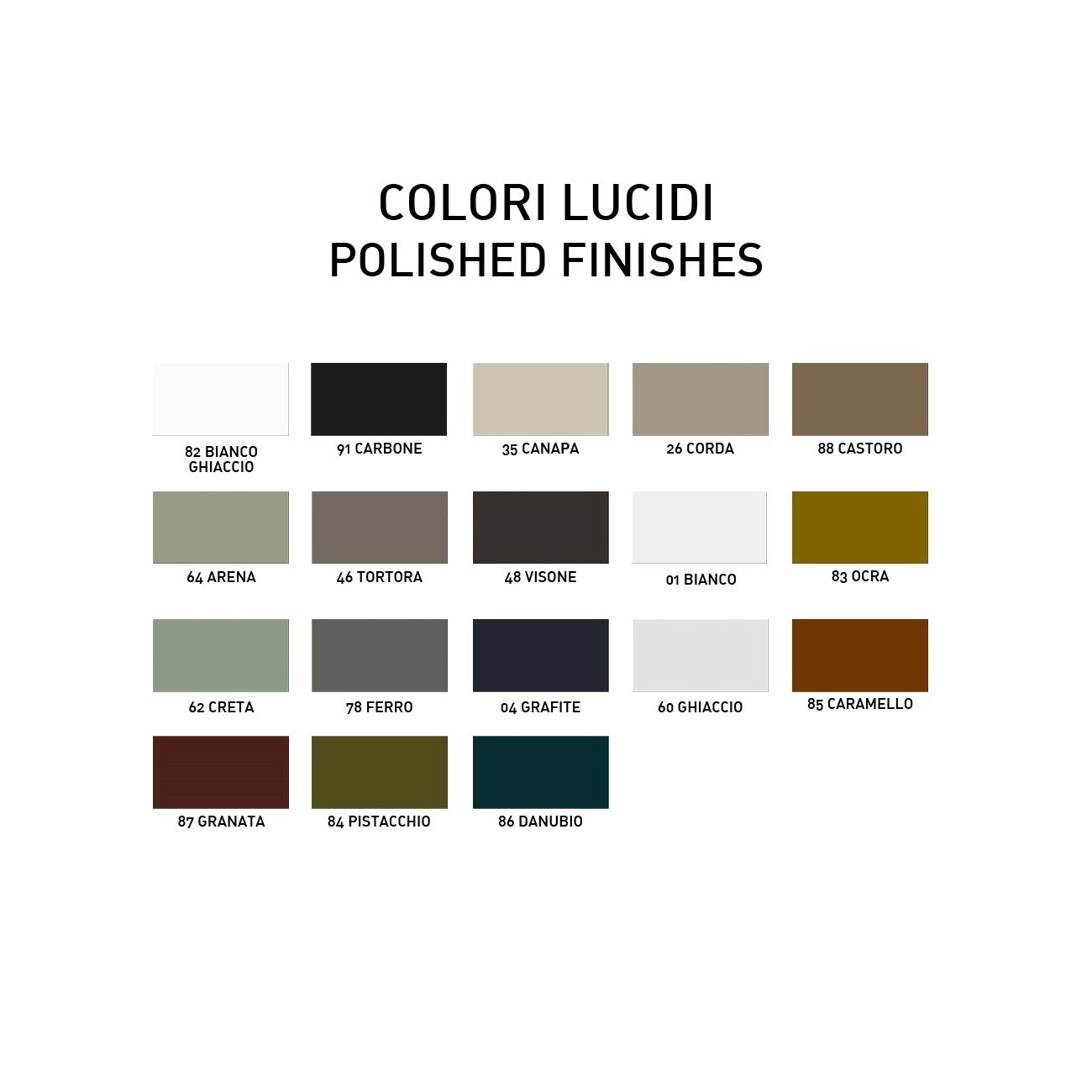 POLIFORM FLUTE TAVOLINO LACCATO