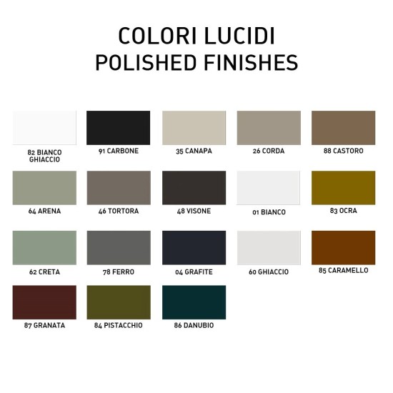 POLIFORM FLUTE TAVOLINO LACCATO