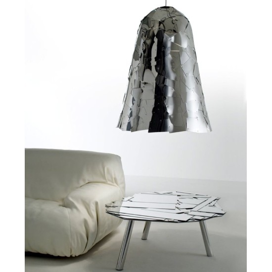 EDRA TAVOLINO BRASILIA ARGENTO