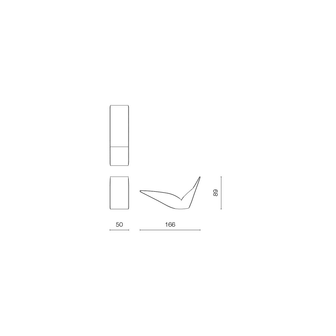 TOM DIXON BIRD CHAISE LONGUE