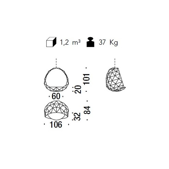 MOROSO TROPICALIA POLTRONA SOSPESA