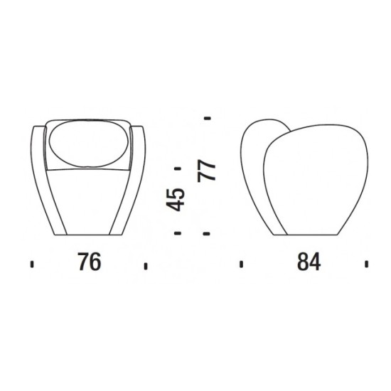 MOROSO SIZE TEN POLTRONA