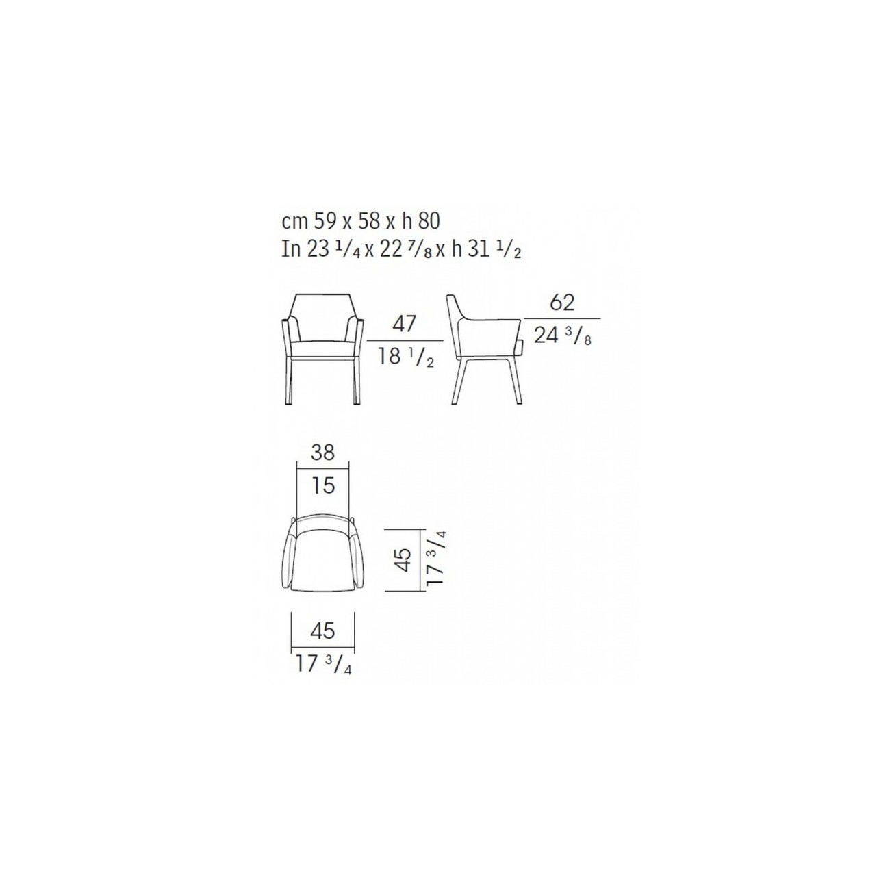 GIORGETTI ALINA POLTRONCINA