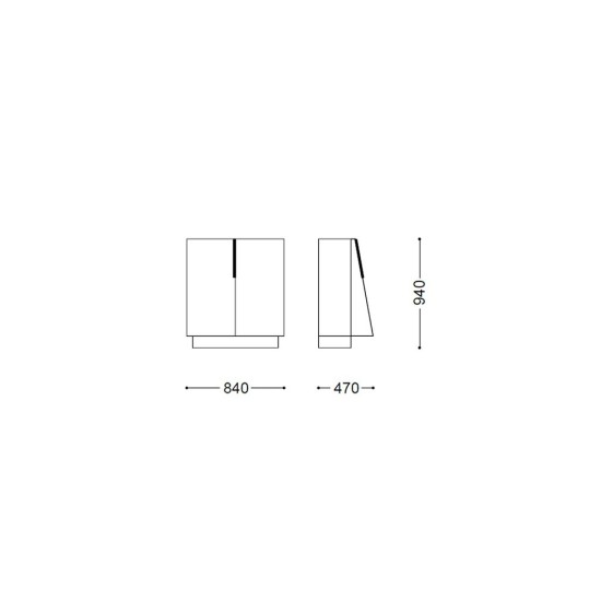 PORRO SCHERMO MADIA IN LEGNO