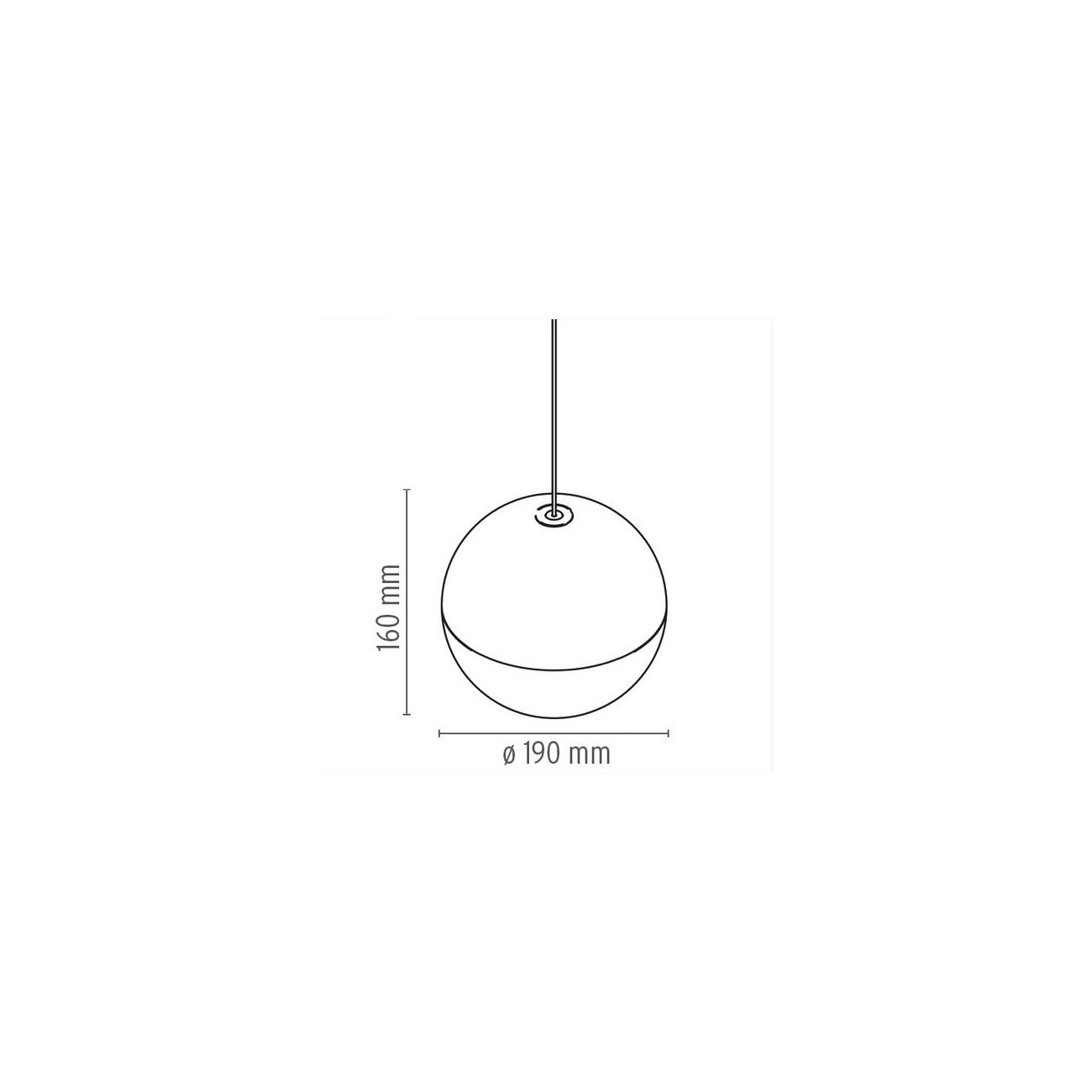 FLOS STRING LIGHT Testa a sfera