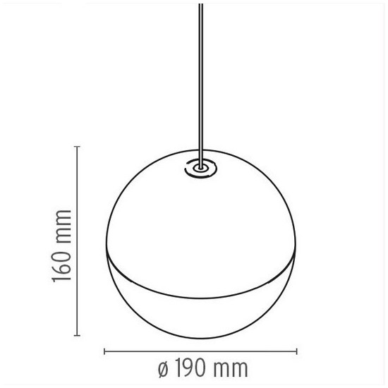 FLOS STRING LIGHT Testa a sfera