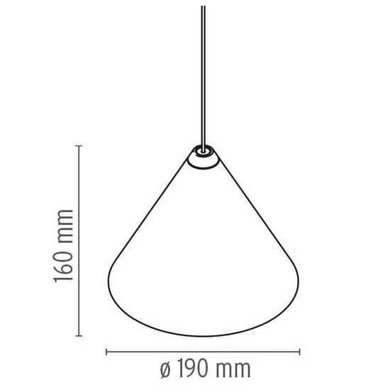 FLOS STRING LIGHT Testa a cono