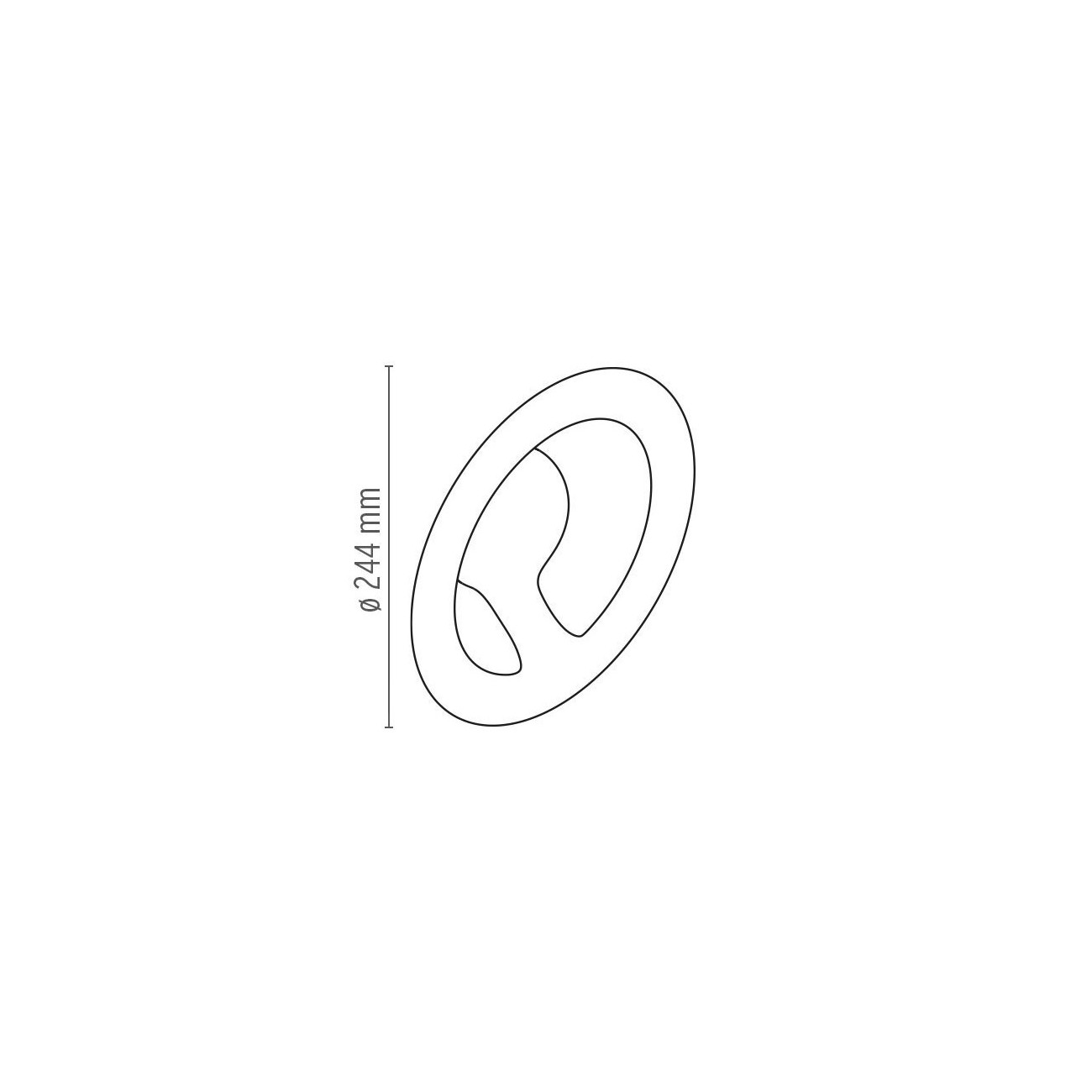 FLOS OROTUND LAMPADA DA PARETE