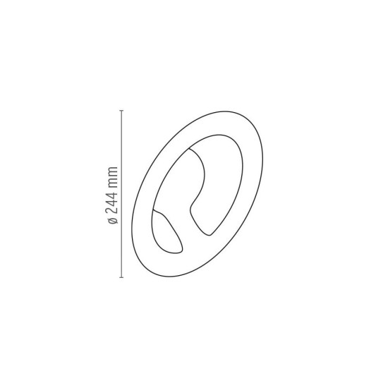 FLOS OROTUND LAMPADA DA PARETE