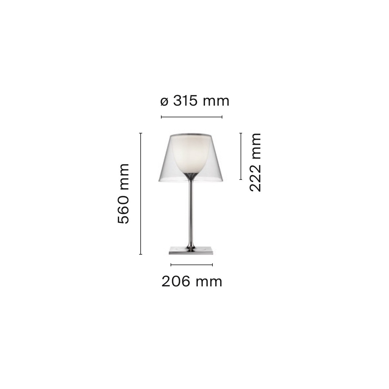 FLOS KTRIBE T1 LAMPADA  TAVOLO