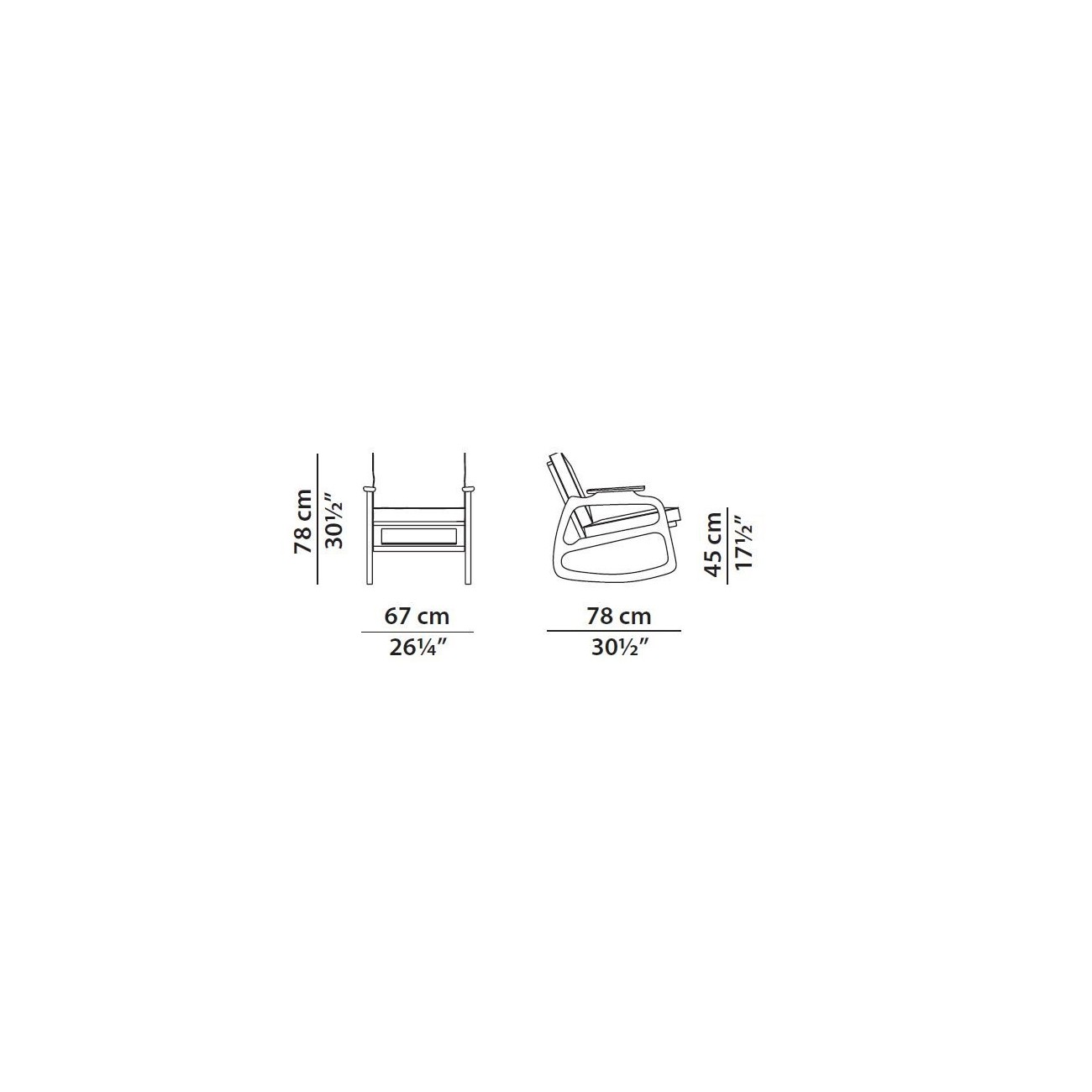 BAXTER POLTRONA INGRID A DONDOLO