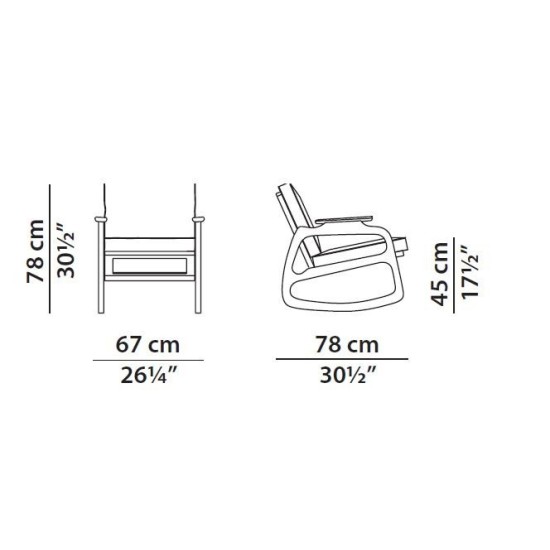 BAXTER POLTRONA INGRID A DONDOLO
