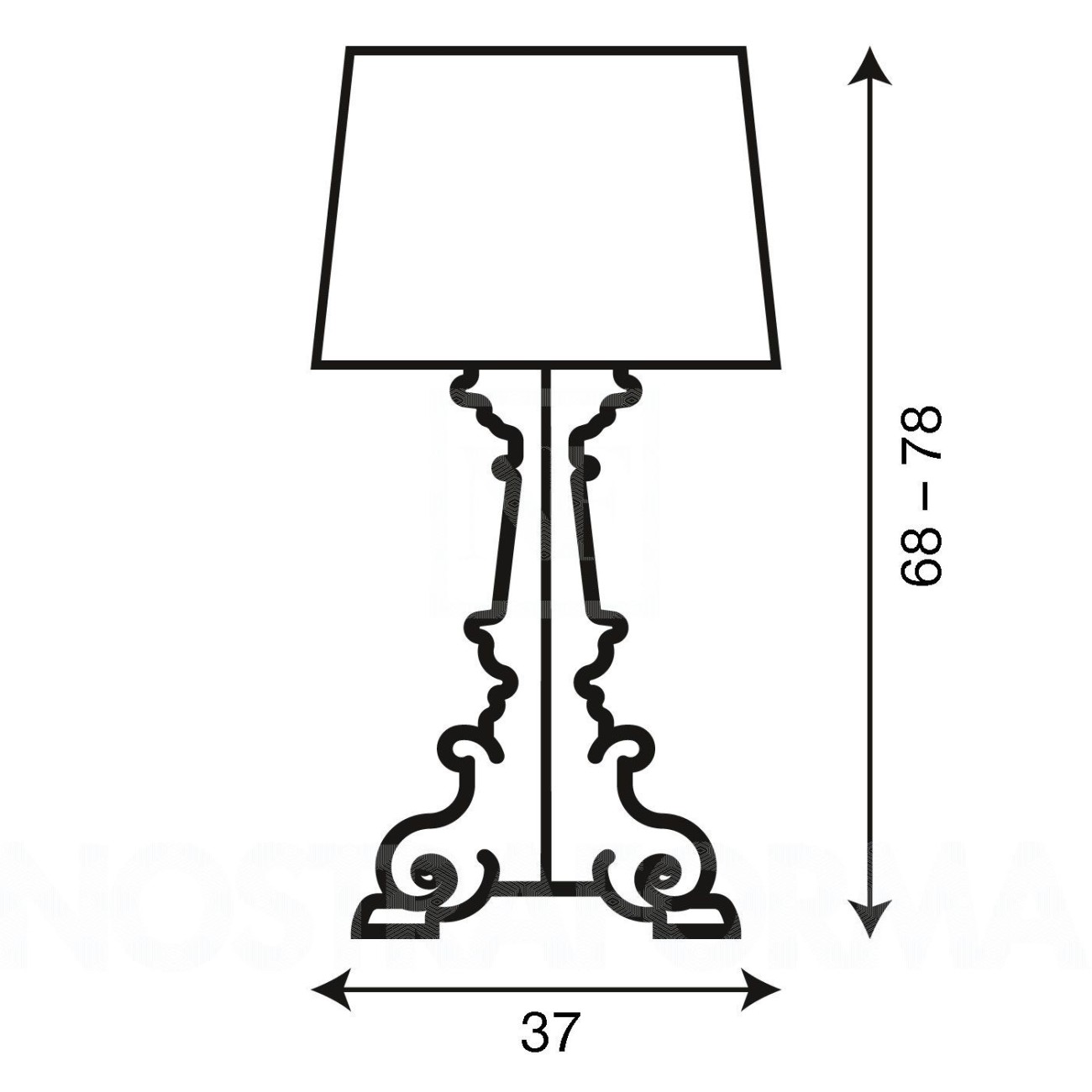 KARTELL BOURGIE LAMPADA DA TAVOLO