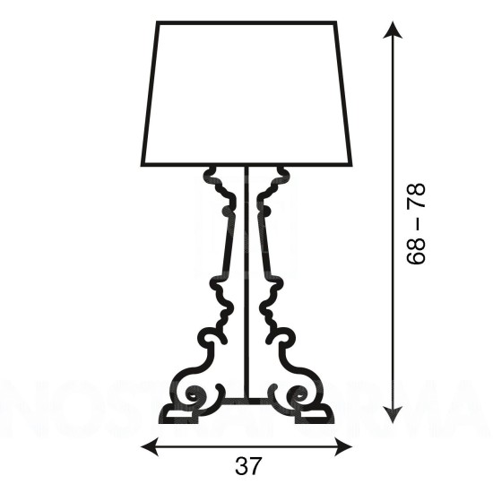 KARTELL BOURGIE LAMPADA DA TAVOLO