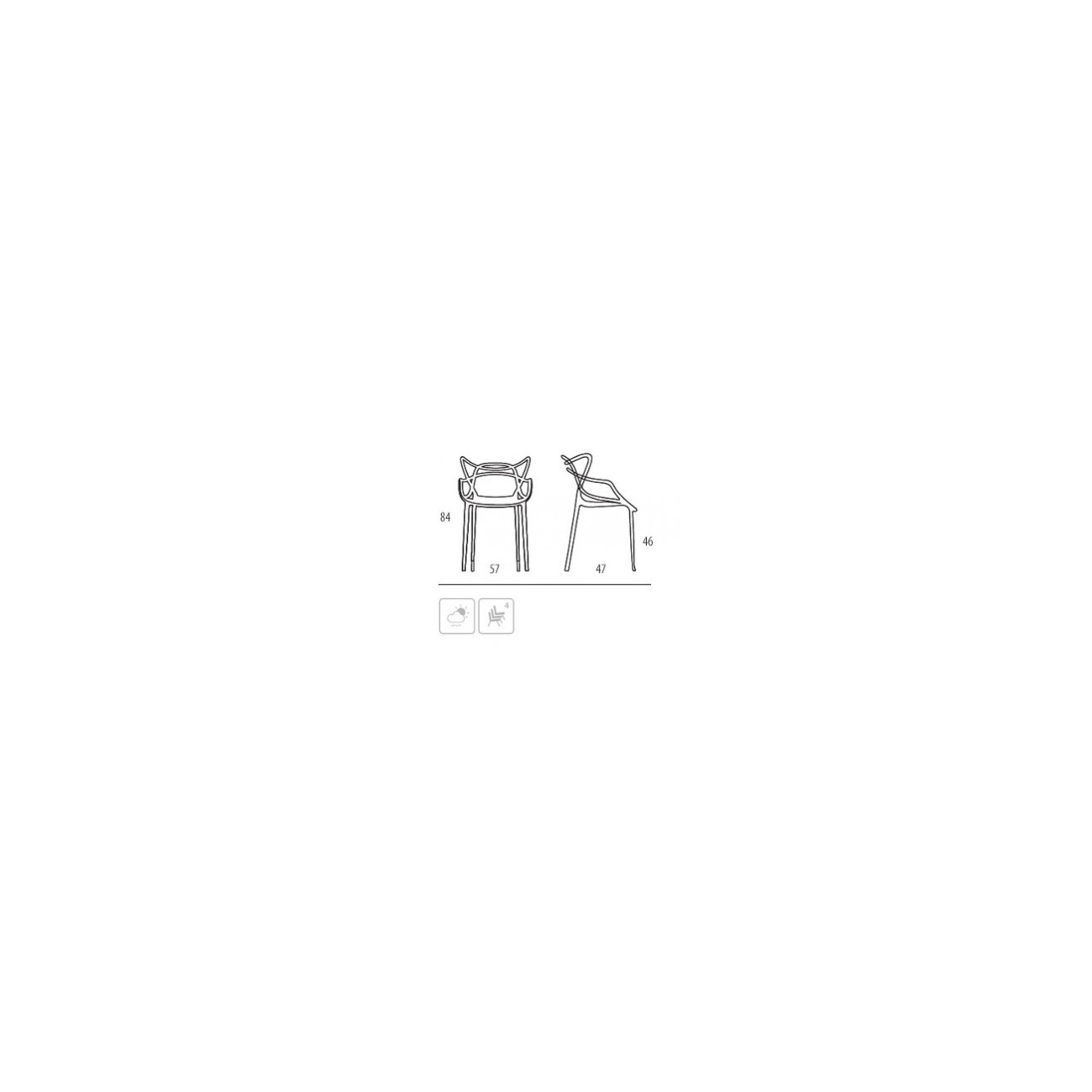KARTELL SEDIA MASTERS