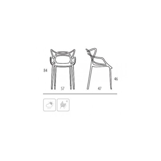 KARTELL SEDIA MASTERS