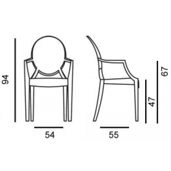 KARTELL LOUIS GHOST POLTRONCINA