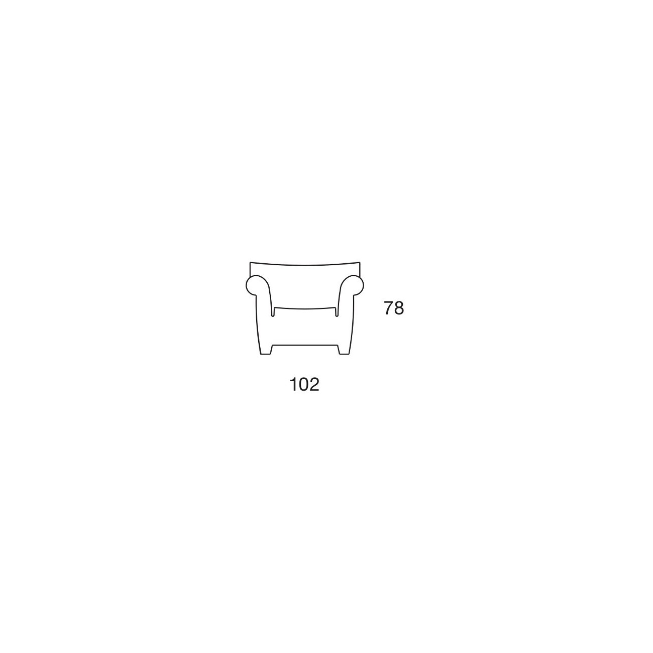 KARTELL  POLTRONA BUBBLE CLUB