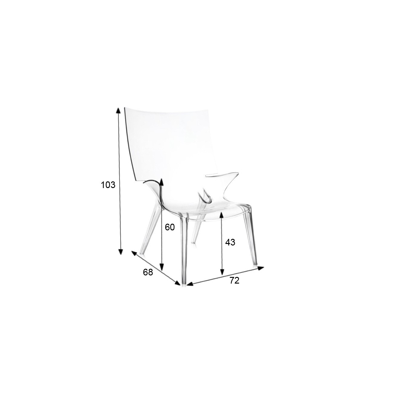 KARTELL POLTRONA UNCLE JIM