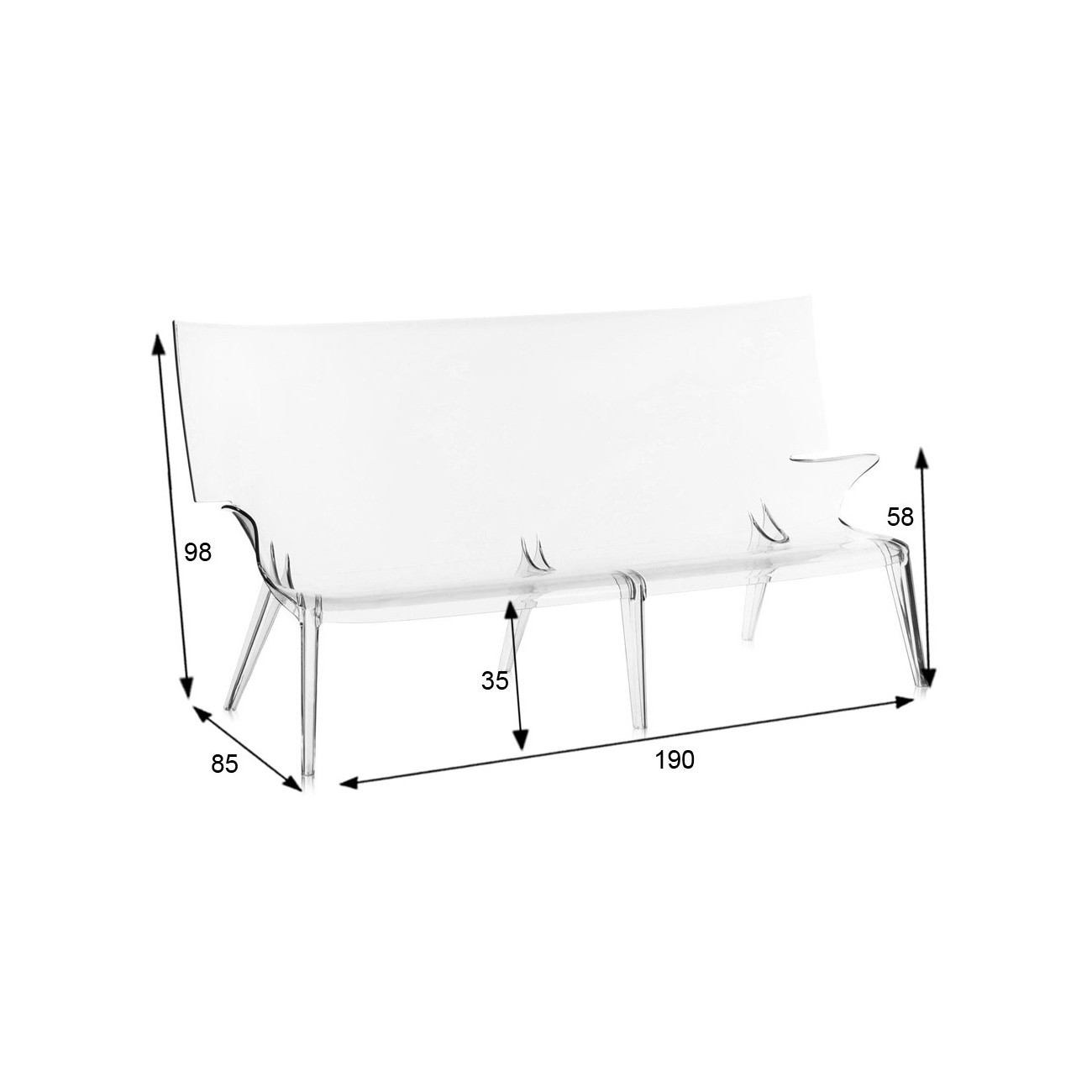 KARTELL DIVANO UNCLE JACK