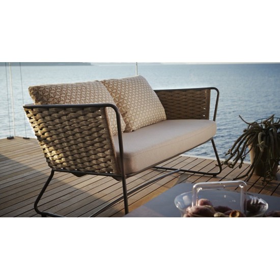 ROBERTI RATTAN DIVANO DUE POSTI PORTOFINIO