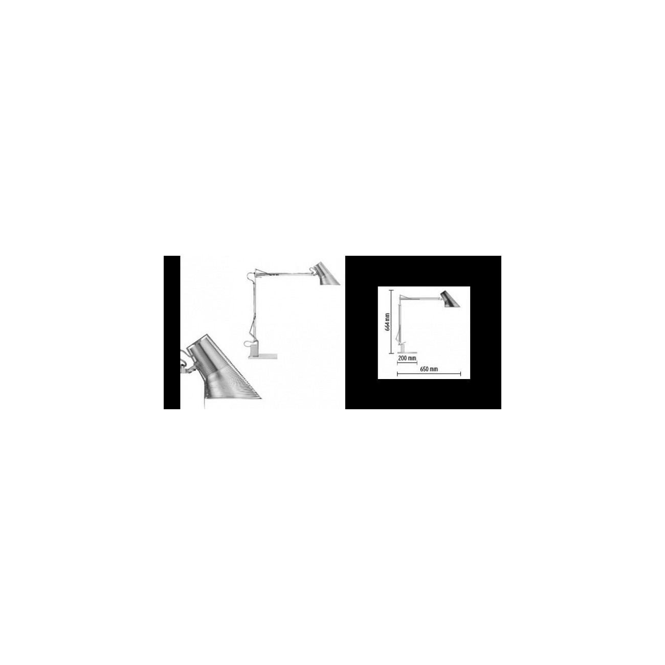 FLOS  KELVIN T  ALLUMINIO LUX