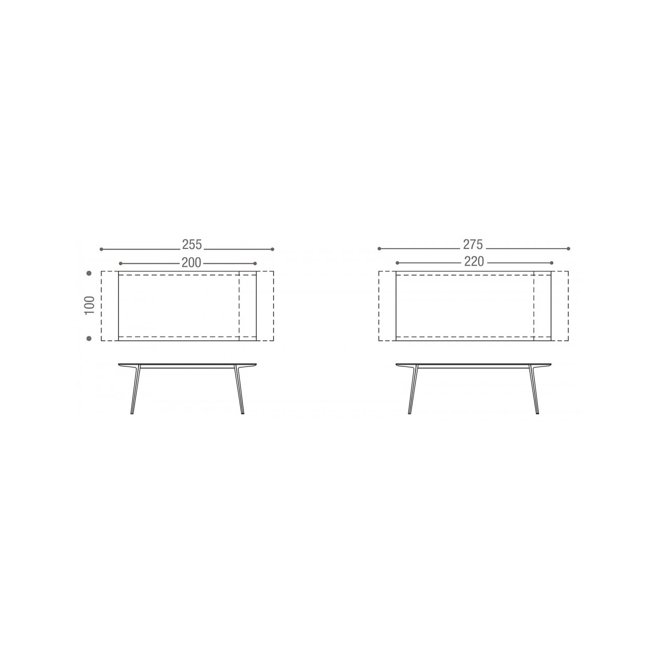 MDF TAVOLO ALLUNGABILE  AXY