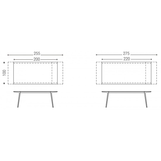MDF TAVOLO ALLUNGABILE  AXY