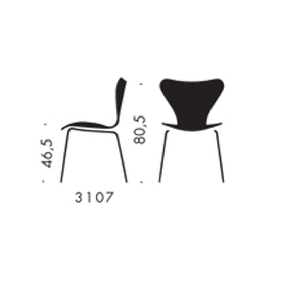 FRITZ HANSEN SEDIA SERIE 7
