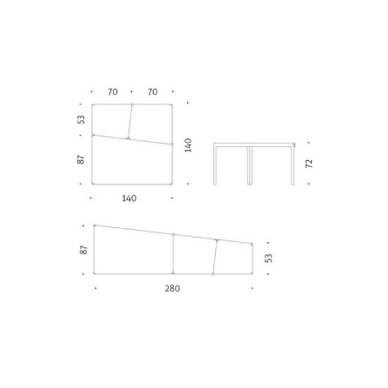 DE PADOVA TAVOLO CAMPO D'ORO