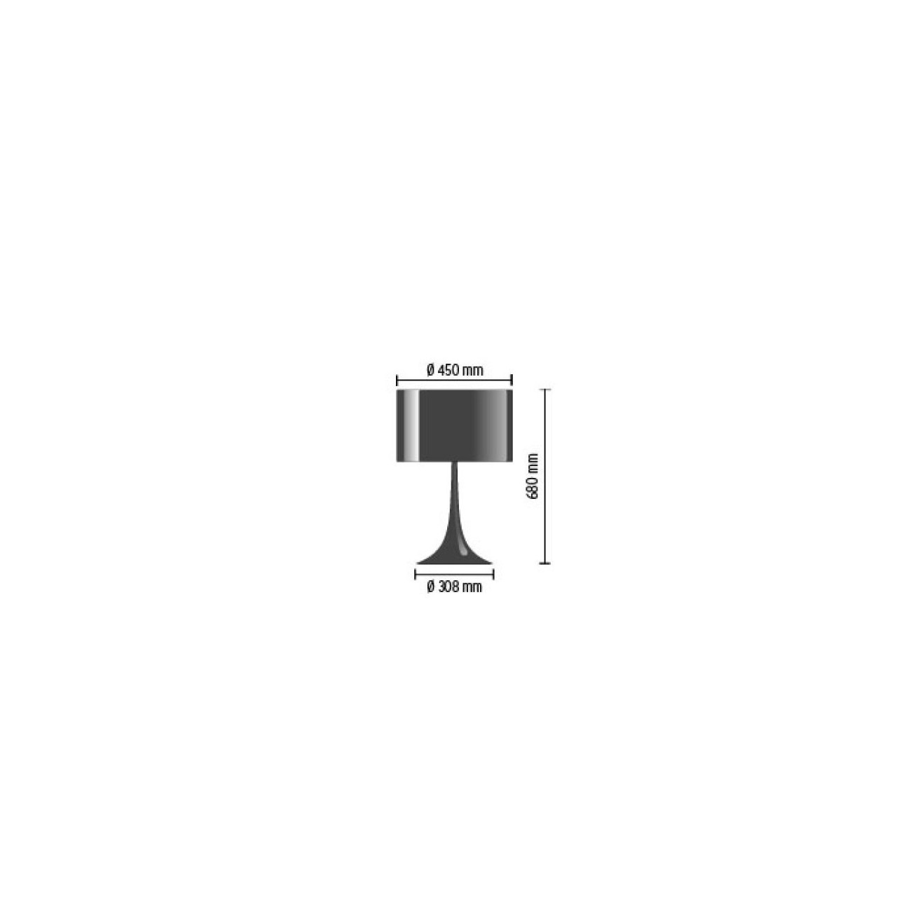 FLOS  SPUN LIGHT T2  TAVOLO