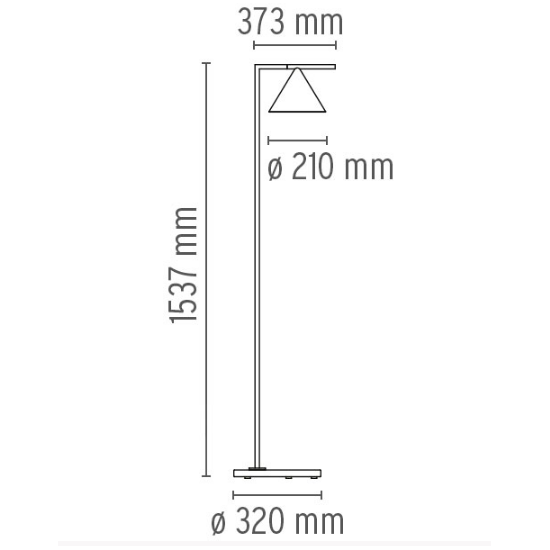 FLOS  CAPITAN FLINT ORO