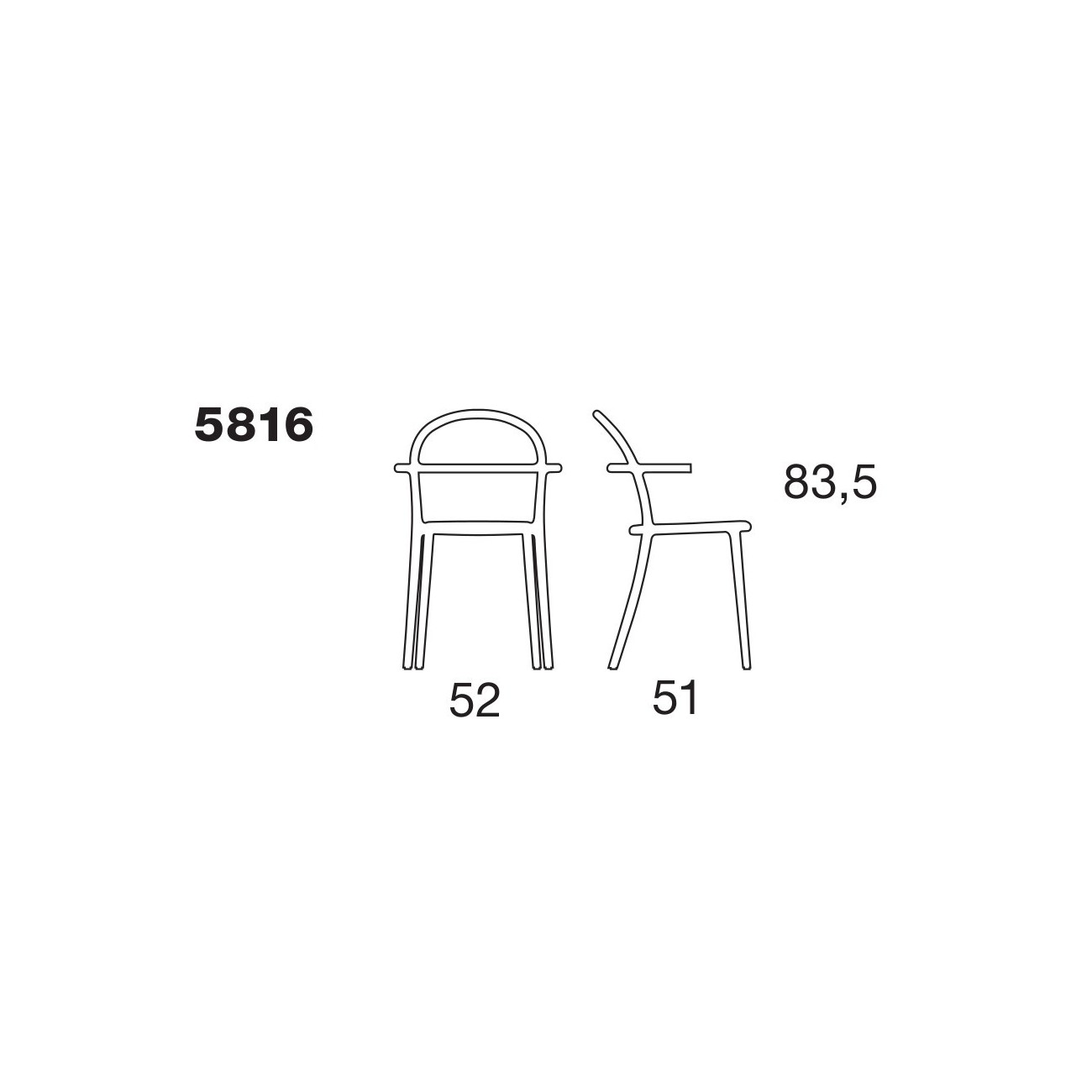 KARTELL SEDIA GENERIC C