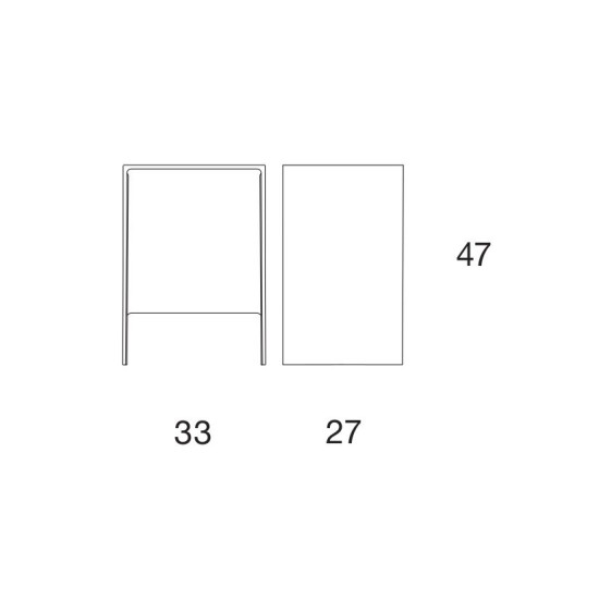 KARTELL MAX BEAM SGABELLO/TAVOLINO